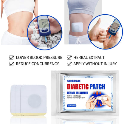 12pcs Diabetic Patches Per Bag Lower Blood - Jsaville's  health is wealth