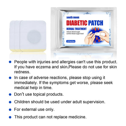 12pcs Diabetic Patches Per Bag Lower Blood - Jsaville's  health is wealth