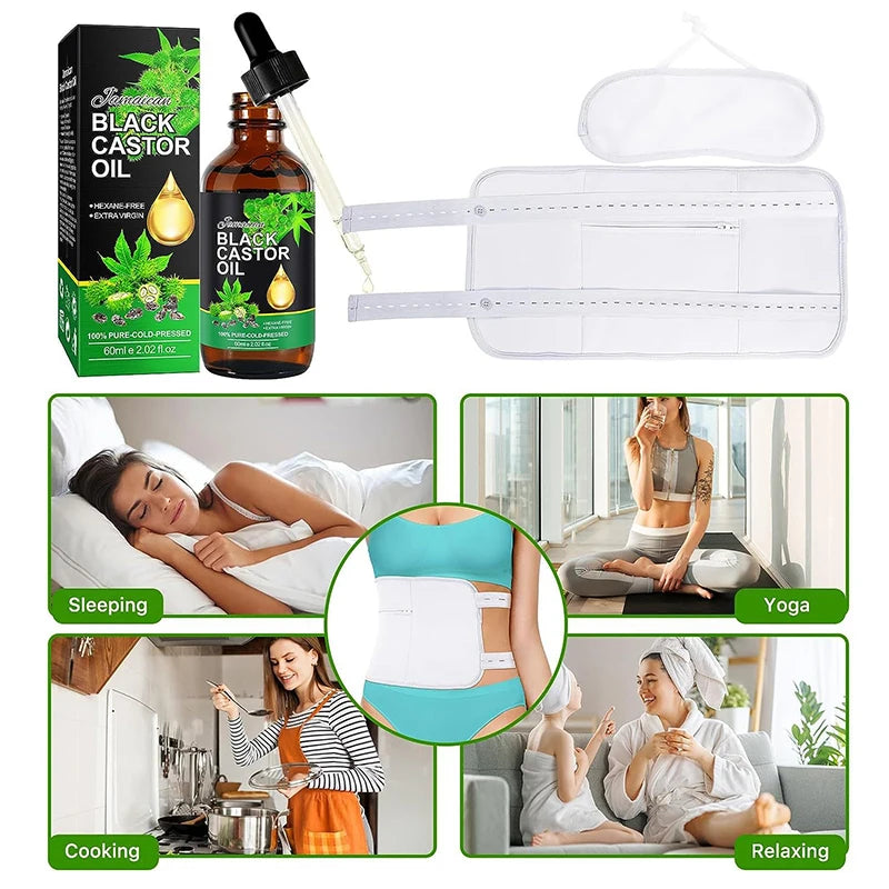 Black Castor Oil Nourishes Hair Growth Essential Oil E - Jsaville's  health is wealth