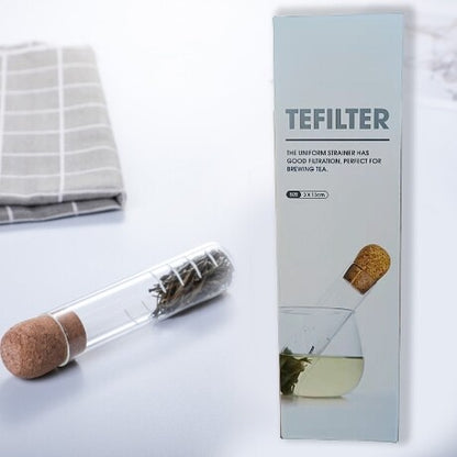 Creative Glass Tea Infuser Pipe Glass Design Tea Strainer
