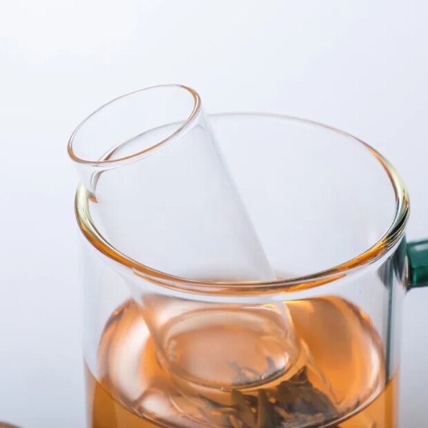 Creative Glass Tea Infuser Pipe Glass Design Tea Strainer